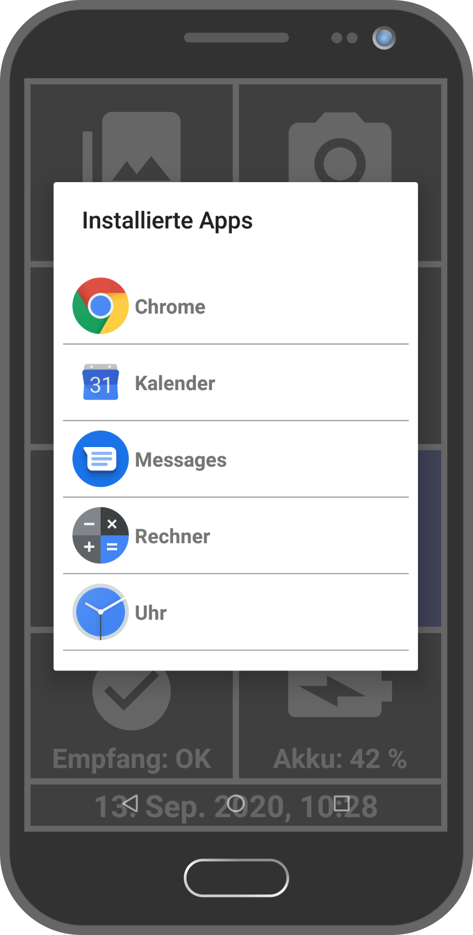 Screenshots auf Smartphone einfügen